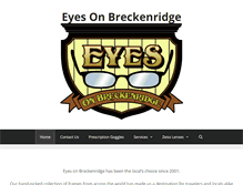Tablet Screenshot of eyesonbreckenridge.com